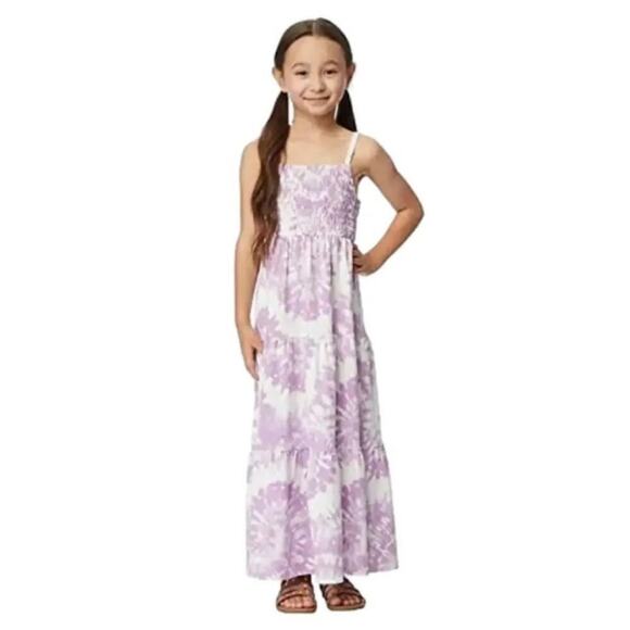 32 Degrees Girls Youth Tie-Dye Maxi Dress Size Large 14/16 NWT - Picture 1 of 8